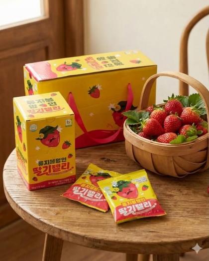 봉농원 명인딸기젤리 탄생